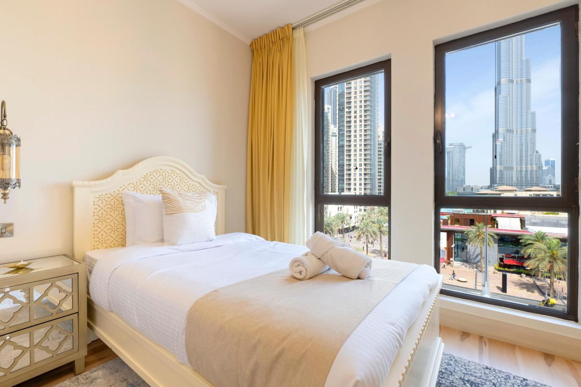 Ultra Luxury Downtown - Full Burj Khalifa View - 5 Min Walk To Dubai Mall! Екстер'єр фото